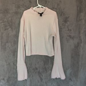 Used Sz L Forever 21 Turtleneck Cropped Sweater